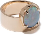 Thumbnail for your product : WWAKE 14kt yellow gold One Of A Kind Monolith opal ring