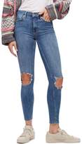 Thumbnail for your product : Free People High Rise Busted Knee Skinny Jeans