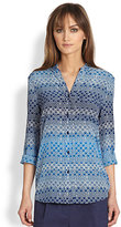 Thumbnail for your product : Diane von Furstenberg Gilmore Silk Crepe De Chine Shirt