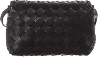 Bottega Veneta Mini Intrecciato Weave Leather Shoulder Bag