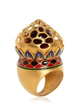 Thumbnail for your product : Manish Arora Domus Gold Plated Ring
