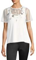Thumbnail for your product : Elie Tahari Helmslee Mesh Top