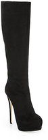 Thumbnail for your product : Giuseppe Zanotti Suede Knee-High Platform Boots