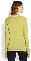 Thumbnail for your product : Saks Fifth Avenue Silk/Cashmere V-Neck Pullover