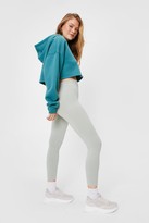 Thumbnail for your product : Nasty Gal Womens Sculpted Seamless Cropped Ribbed Workout Leggings
