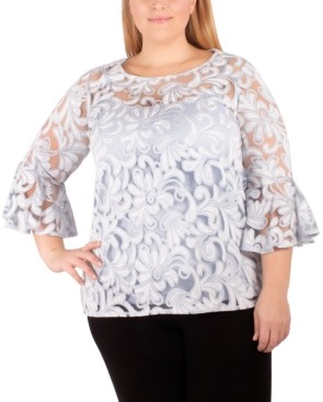 plus size lace tunic tops