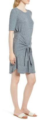 Caslon R Off-Duty Tie Front Knit Dress