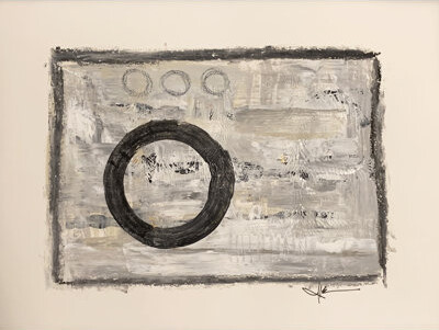 One-of-a-Kind Original Untitled 103 by J. Kent Martin - Unframed Painting on Paper