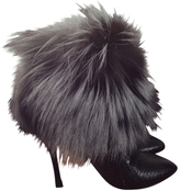 Thumbnail for your product : Sergio Rossi Boots With Fox Fur