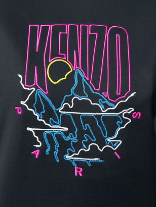 Kenzo Embroidered Logo Hoodie