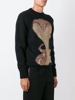 Thumbnail for your product : Givenchy cobra intarsia knit sweater