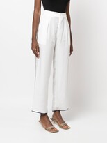 Thumbnail for your product : Jejia Contrasting-Trim Detail Trousers