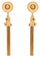 Thumbnail for your product : Sylvia Toledano - Pompom Tassel-drop Clip Earrings - Womens - Gold