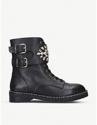 kurt geiger stoop biker boots