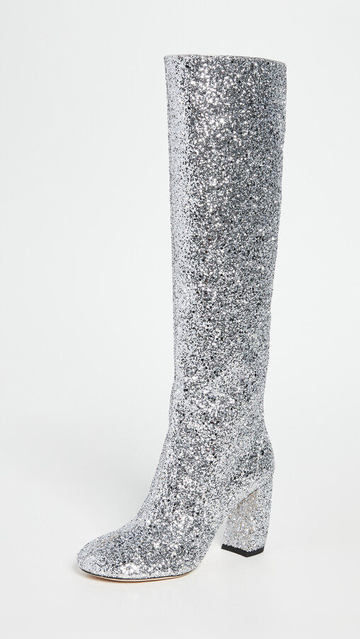 Glitter Heel Boots | Shop the world's largest collection of fashion |  ShopStyle UK