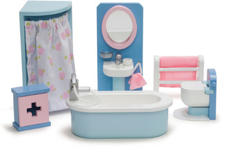 Le Toy Van Rosebud Dollhouse Bathroom Set