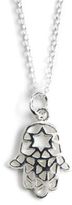 Thumbnail for your product : Lord & Taylor Sterling Silver Hamsa Pendant Necklace