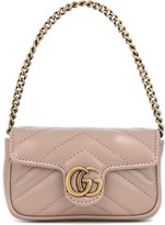 Thumbnail for your product : Gucci GG Marmont Micro leather shoulder bag