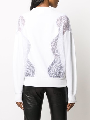 Givenchy Lace Panels Sweatshirt