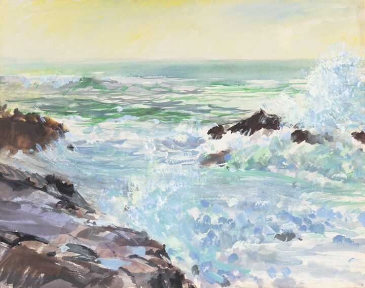 Richard Gabriel Chase, 'Pacific Surf, San Diego', Worcester Art Museum School, San Bernadino College, Circa 1960