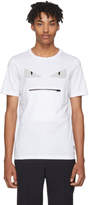 Thumbnail for your product : Fendi White Bag Bugs Zip Mouth T-Shirt