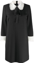 Thumbnail for your product : RED Valentino Bow Collar Shift Dress