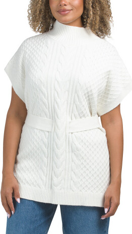 TJMAXX Yummy Yarn Tied Cape For Women, Nylon/Polyester/Rayon