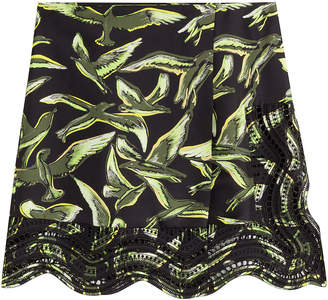 Emilio Pucci Printed Silk Twill Skirt