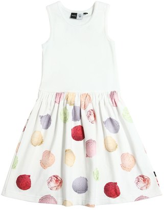 Molo Ice Cream Print Cotton Jersey Dress