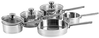 Swan Saucepan Set with Pouring, Stainless Steel, 5 Pieces