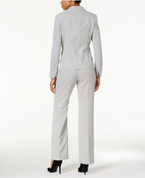 Thumbnail for your product : Le Suit Striped Seersucker Pantsuit