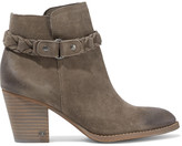 Thumbnail for your product : Sam Edelman Minetta Burnished-suede Ankle Boots