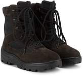 Thumbnail for your product : Yeezy Black Lace Up Combat Boots