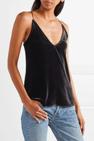 Thumbnail for your product : CAMI NYC Olivia Velvet Camisole - Black