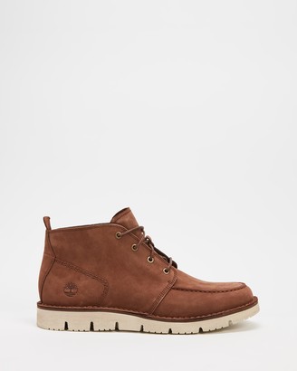 Timberland Men's Brown Lace-up Boots - Westmore Moc-Toe Chukka Boots - Men's - Size 12 at The Iconic