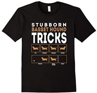 Stubborn Basset Hound Dog Training Tricks Graphic T-Shirt