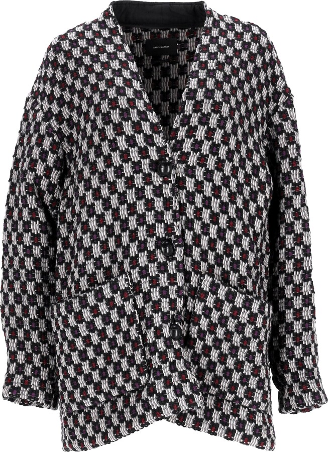 Isabel Marant Dianeline Jacket In Black Wool