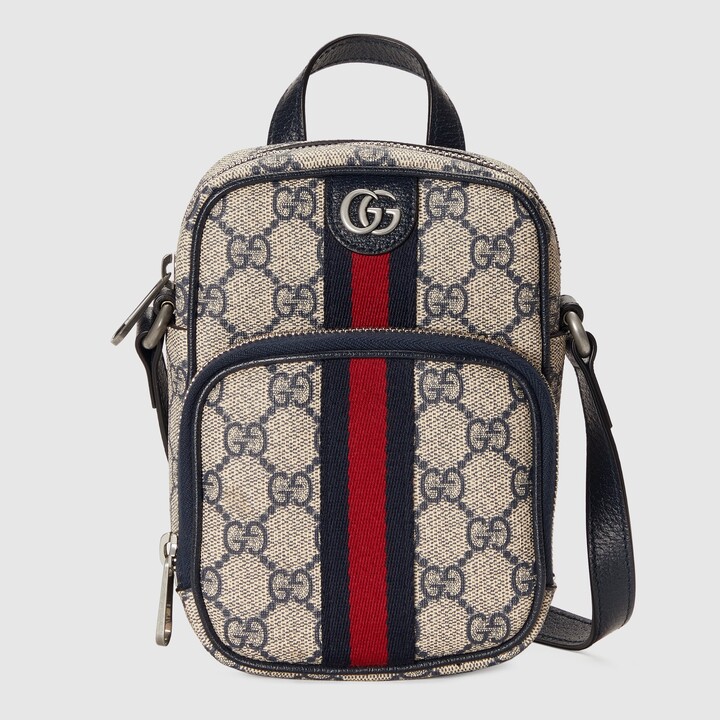 Gucci Small Ophidia Gg Supreme Backpack - Blue