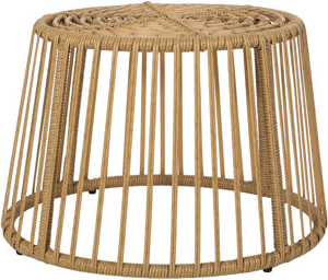 Ebern Designs Outdoor Side Table - Wrap And Cage Design In Brown With Brown