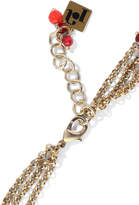 Thumbnail for your product : Rosantica Curry Gold-tone Beaded Necklace
