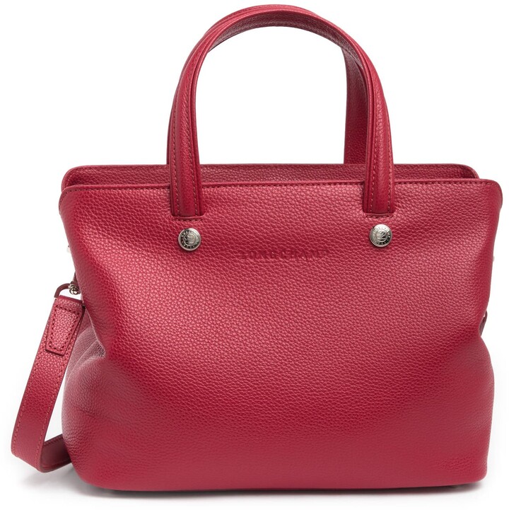 Longchamp Small Pebbled Leather Top Handle Bag ShopStyle