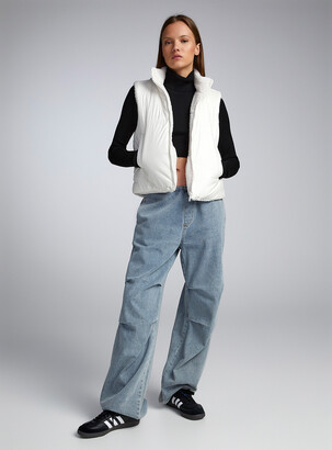 Twik Reversible sherpa fleece sleeveless jacket - ShopStyle