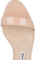 Thumbnail for your product : Manolo Blahnik Women's Chaos Patent Leather Sandals - Nude Patent Clnud08