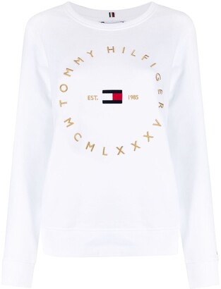 Tommy Hilfiger Sweatshirt- Woman- L - White - ShopStyle