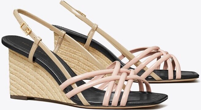 Multi-Strap Espadrille Wedge