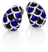 Thumbnail for your product : John Hardy Naga Two-Tone Enamel & Sterling Silver Buddha Belly Earrings