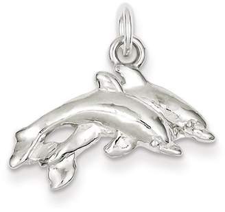 Celtic Gold and Watches Sterling Silver Dolphins Charm