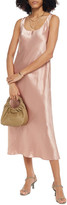 Thumbnail for your product : Vince Crinkled-satin Midi Dress