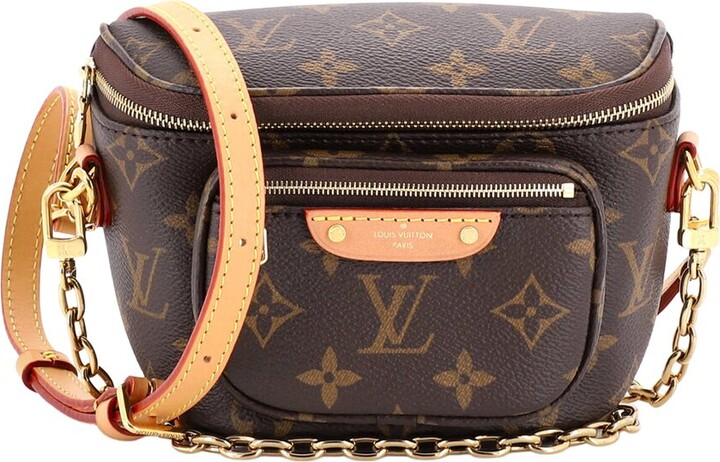 Louis Vuitton Brown Monogram Canvas Bum Bag Mini (Authentic Pre-Loved)