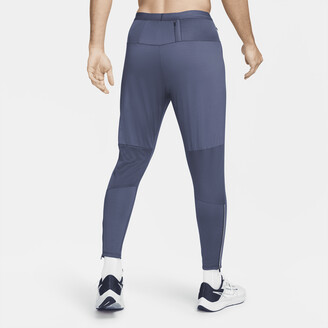 Nike Men's Phenom Elite Knit Running Pants in Blue - ShopStyle